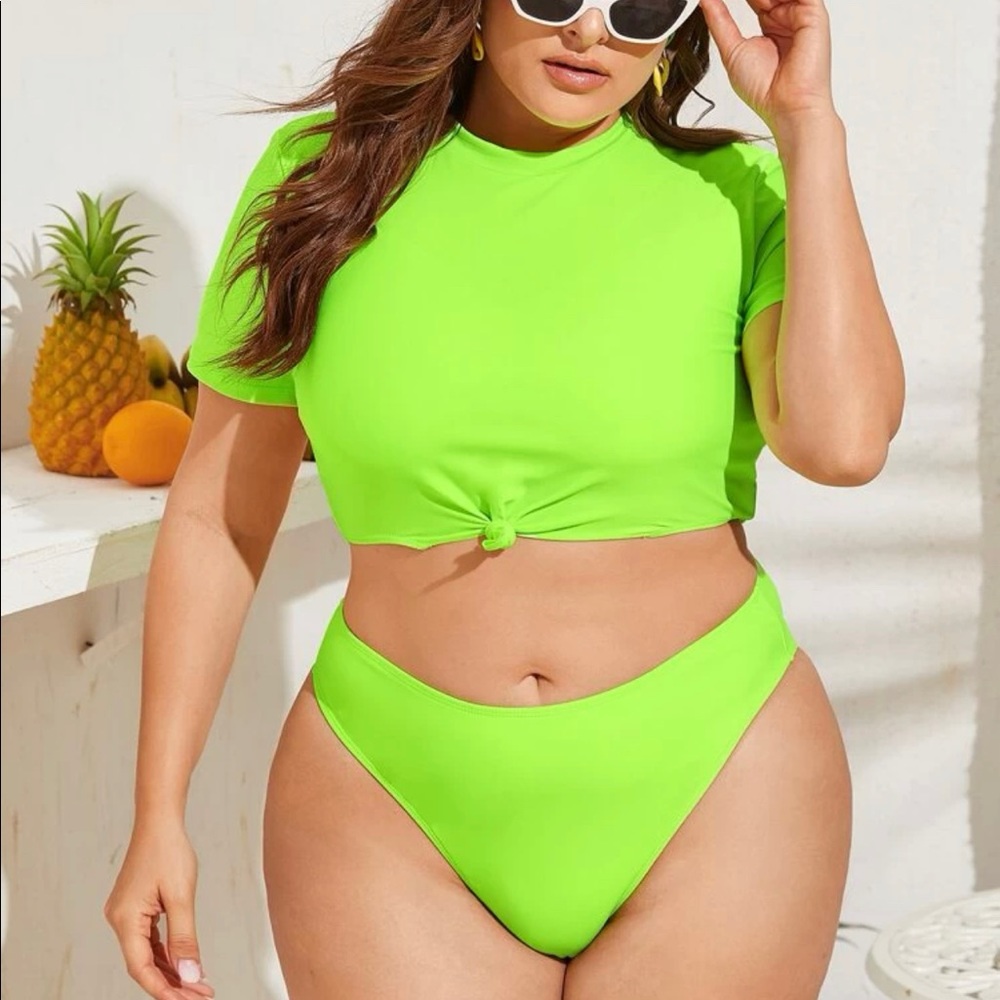 SHEIN Neon Green Bikini